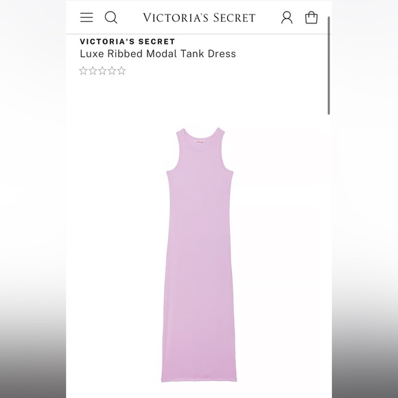 Luxe Ribbed Modal Tank Dress - Picture 1 of 1